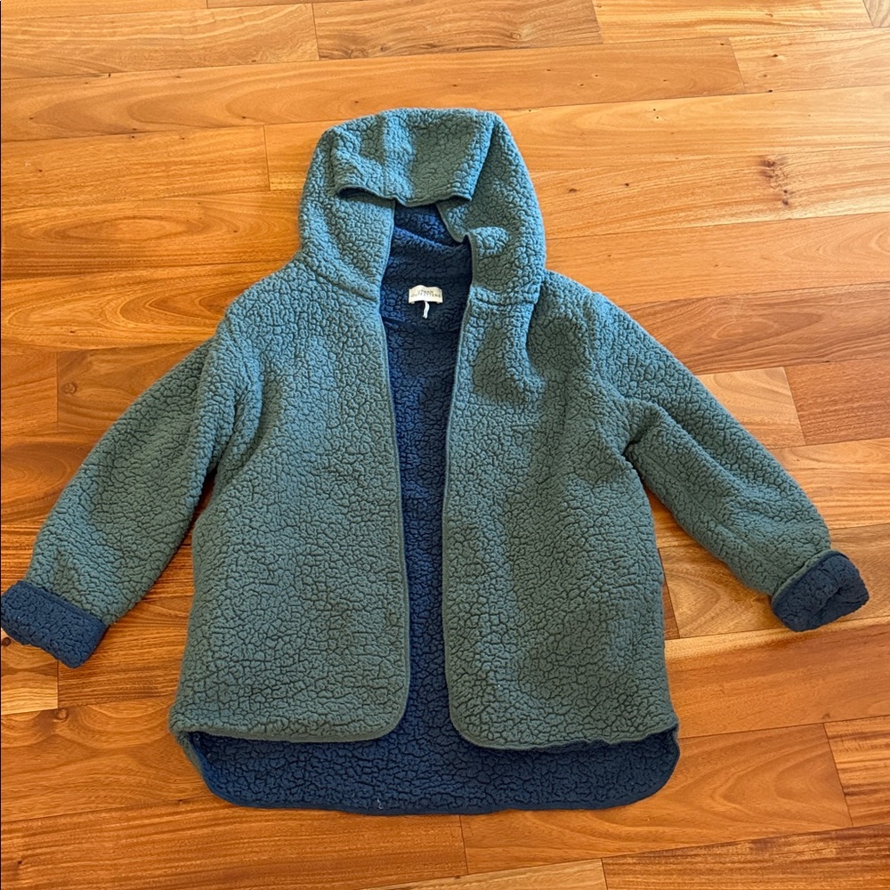 Urban Outfitters Teddybear Reversible Fleece Jacket S
